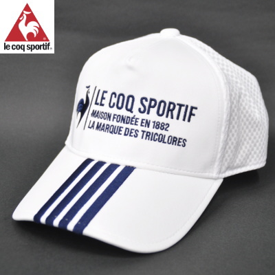 爽やかさがあふれるキャップ！ルコック白帽子