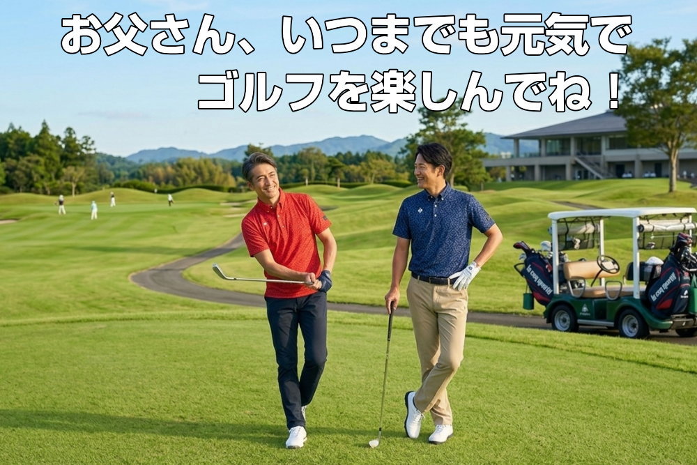 ゴルフ好きな方への定年祝いの贈り物